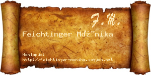 Feichtinger Mónika névjegykártya